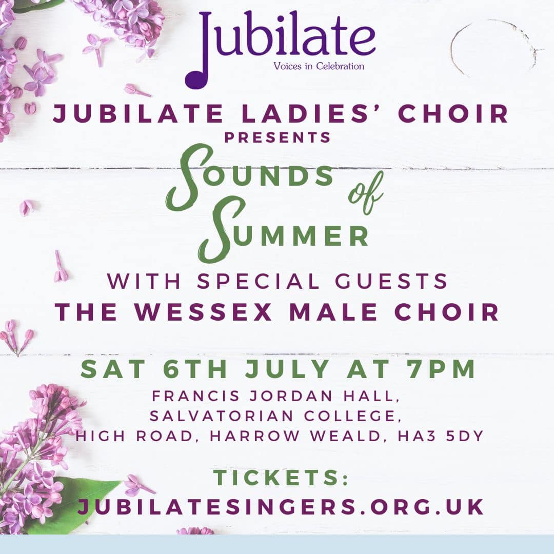 Jubilate Summer Concert (with The Wessex Male Choir)